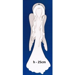 BEERMATA #1,5mm  Aniołek  25cm  3-częściowy  tekturka , scrap